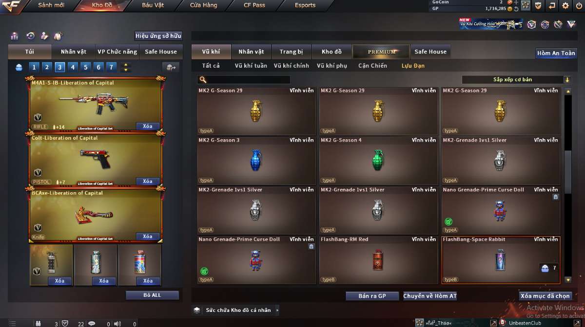 shop acc cf uy tin gia re